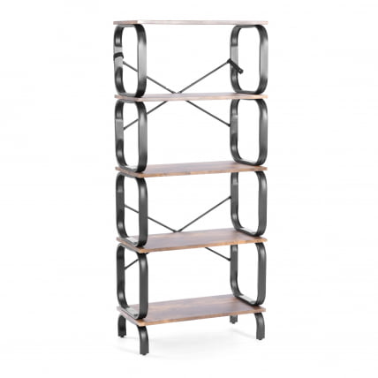 Стеллаж ВС-04 60кс30кс140 см, бурнт / WS-04 60x30x140 burnt_0