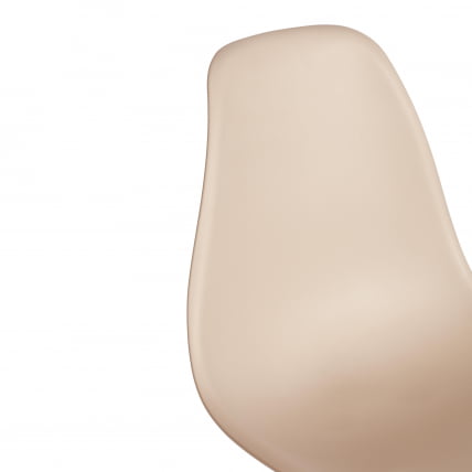 Стул CINDY (EAMES) (mod. 1801) дерево бук/металл/сиденье пластик, 45x51x82 см, Beige (Бежевый)_6