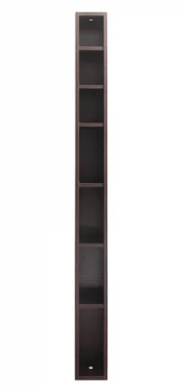 Поворотный зеркальный шкаф Иглу Шелф Венге_2