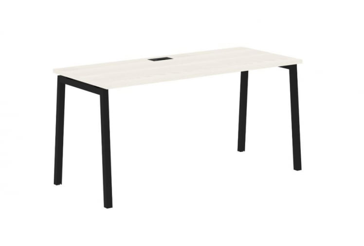 Стол письменный ЕДИС ЕЛСТ 1567 Ясень Траун Черный / EDIS ELST_0