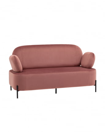 Диван Кэнди велюр Пыльно-розовый_0