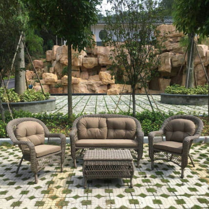 Плетеный комплект для отдыха LV520BB Beige/Beige_0