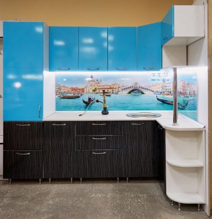 Глянцевый фартук (КОМПОЗИТ) KM 41_1