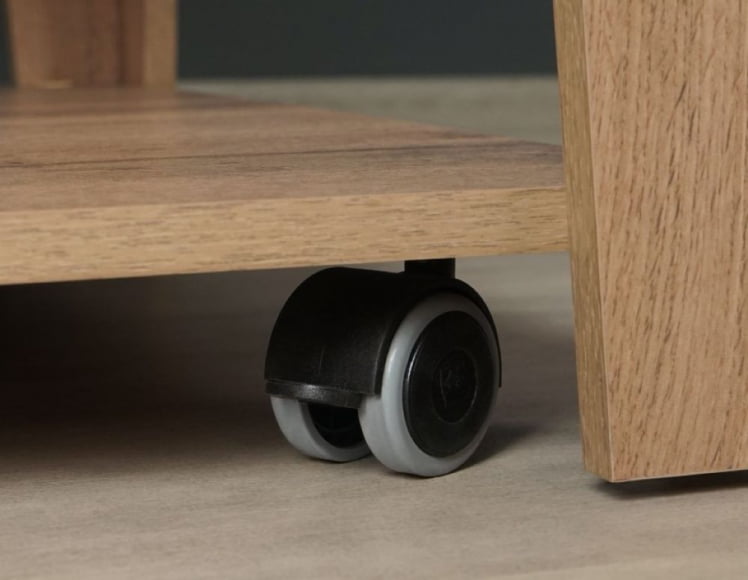 Журнальный стол-трансформер Агат 34 (03) Белый шпон-Дуб Вотан_7