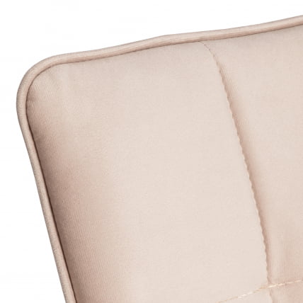 Стул обеденный Бари ЛТ, велюр, бежевый/черный, 7, 41х55х89 см / Bari LT,_7