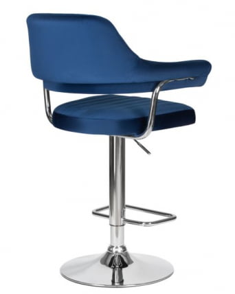 Стул барный ДОБРИН CХАРЛЙ (синий велюр (МДЖ9-117)) 2 шт / DOBRIN CHARLY (MJ9-117))_4