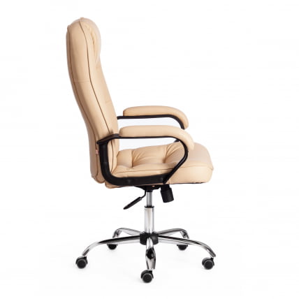 Кресло СН9944 (22) хром кож/зам, бежевый, 36-34_1