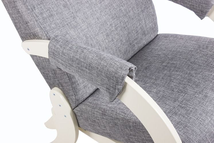 Кресло-качалка Модель 68 М (Сливочный/Verona Light Grey)_4