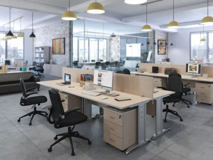 Комплект мебели для персонала Swift 10 Светлый дуб_0