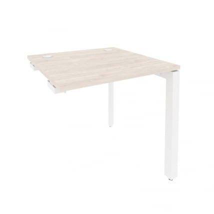 Стол-приставка на П-образном м/к к опорным элементам ONIX O.MP-SPR-0.8 Денвер Светлый/Белый_0