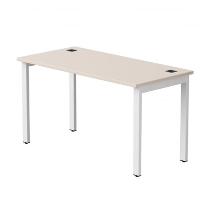 Стол прямой на металлокаркасе, опоры 90 гр Everprof EVO 254S007 Кашемир Белый_0