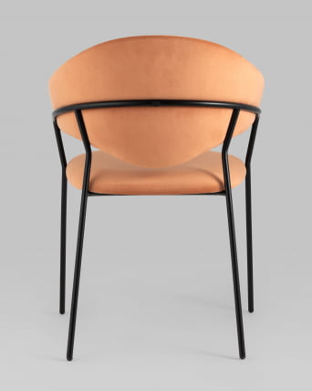 Стул Алексис велюр Оранжевый_4