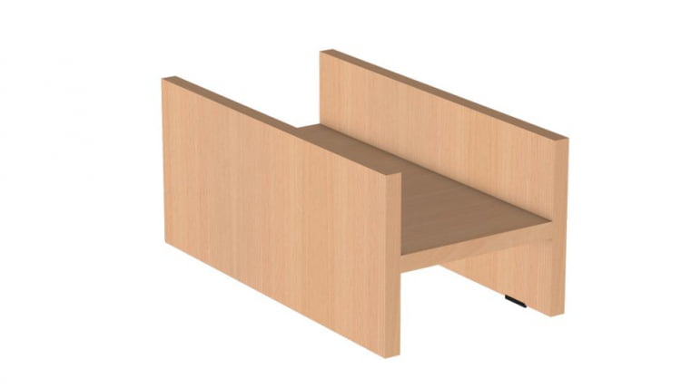 Подставка под сист. блок Р.ПП Дуб Сонома светлый_0