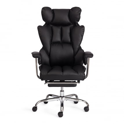 Кресло Комфй CР кож/зам, черный / Comfy CR_5