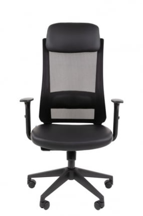 Офисное кресло CХАИРМАН 500 ЛТ (ЛТ) ЭКО экокожа Черный / CHAIRMAN (LT)_3