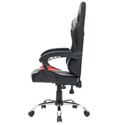 Кресло компьютерное CРОМЕКС (КРОМЕКС) Куантум ГМ-155 РГБ экокожа черное/красное/серое / CROMEX Quantum GM-155 RGB_1