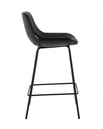 Стул полубарный Деймон (ПБ) экокожа Черный_2