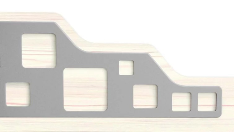 Кровать Мегаполис 55.11 Сосна Астрид_6