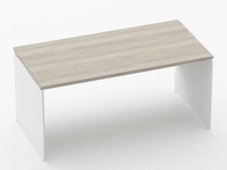 Стол прямой Deka ЛДСП каркас 75.08.16 Дуб Сантана светлый/Белый_0
