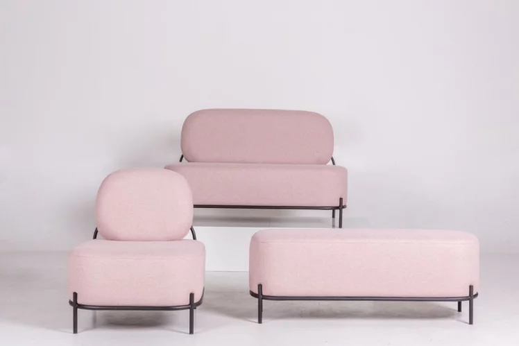 Диван Gawaii 2-х мест Розовый_6