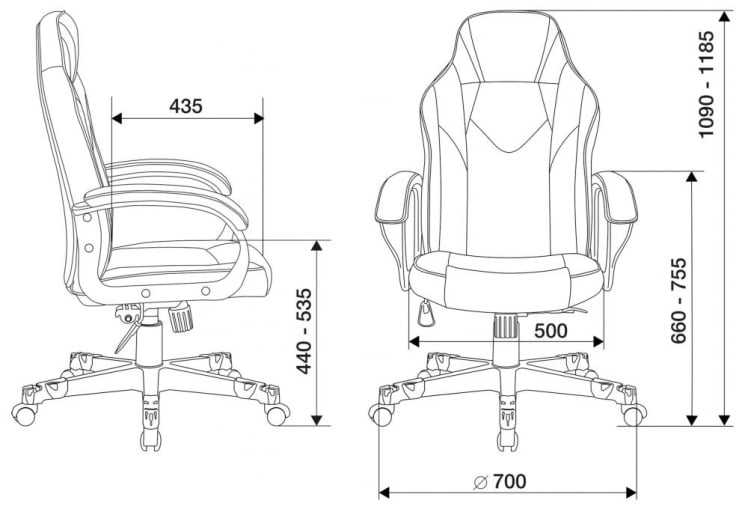 Геймерское кресло Zombie GAME 17 Черный-красный_6