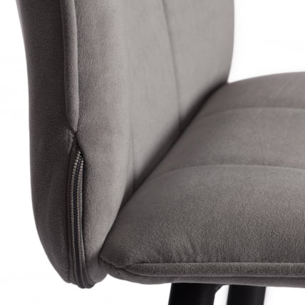 Барный стул Bari/Бари велюр, серый, 29, 45х56х110 см_7