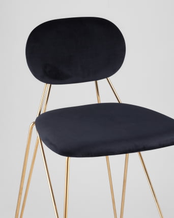 Стул полубарный Элис Синий_7