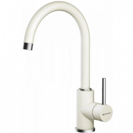 Смеситель Omoikiri Shinagawa-Wh/Латунь/Гранит/Белый_0