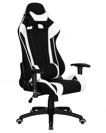 Кресло игровое ДОБРИН ДЭЛЛАС (черно-белый) / DOBRIN DALLAS_0