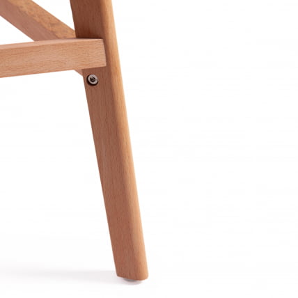 Стул барный TULIP BAR (mod. C1014H-1) пластик/дерево, 42 х 47,5 х 104 см, White (Белый) 70029/ натуральный_9