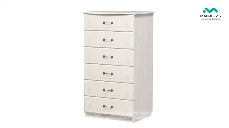 Комод-пенал ИВУШКА-5 Сандал белый_0