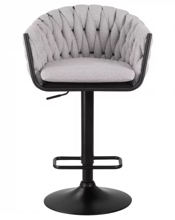 Стул барный DOBRIN LEON Серая ткань LAR 275-17_5