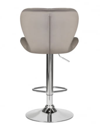 Стул барный ДОБРИН БАРНИ (серый велюр (МДЖ9-75)) 2 шт / DOBRIN BARNY (MJ9-75))_5