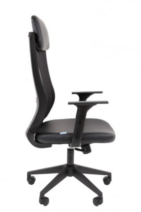 Офисное кресло CХАИРМАН 500 ЛТ (ЛТ) ЭКО экокожа Черный / CHAIRMAN (LT)_8