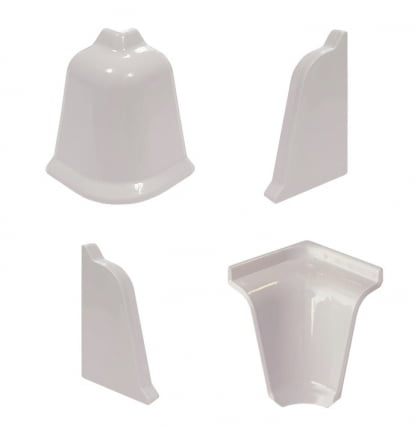 Заглушка для цоколя НЗПЛ 5 ПРЕСТИЖ светло-серый_0