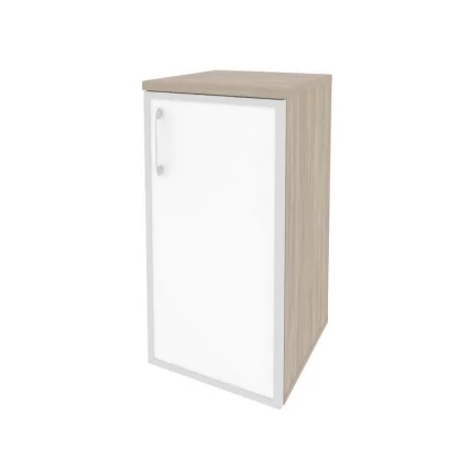 Шкаф низкий узкий правый ONIX O.SU-3.2R(R) white Дуб Аттик_0