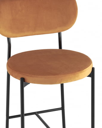 Cтул полубарный Барбара NEW Терракотовый_1