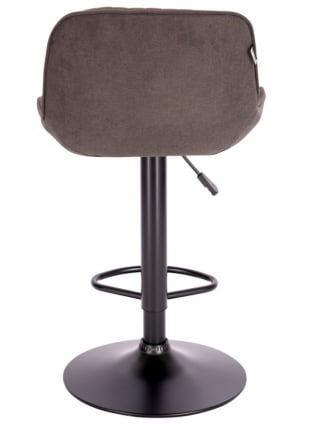 Барный стул Everprof Grace Black Ткань Темно-коричневый_3