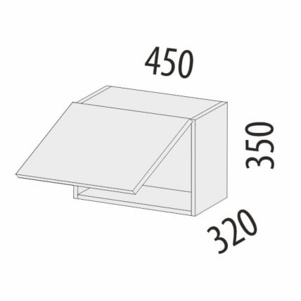 Антресоль (с системой плавного закрывания) Бруклин 101.104.1_4