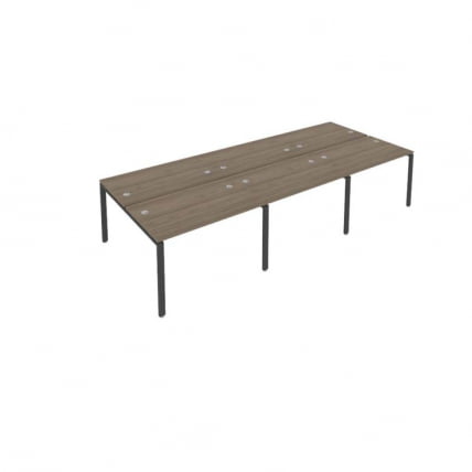 Рабочая станция на 6 раб.места Metal System Б.СМ-6.2 Вяз/Антрацит_0