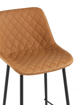 Стул барный Арч экокожа коричневый / Arch_6