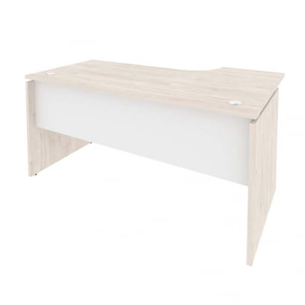 Стол эргономичный левый ONIX O.SA-1L Денвер Светлый/Белый_0