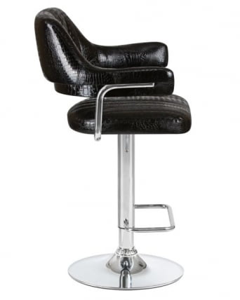 Стул барный ДОБРИН CХАРЛЙ (черный крокодил) 2 шт / DOBRIN CHARLY_3
