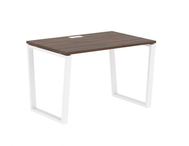 Стол письменный ЕДИС ЕВСТ 1180 Дуб Денвер темный Белый / EDIS EVST_0