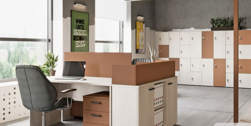 Полка навесная LEMO L-24 Карамель нюд_1