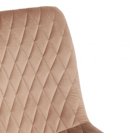 Стул CHILLY X (mod. 7096-1) / 1 шт. в упаковке ткань/металл, 45x53х88 см, высота до сиденья 50 см, бежевый barkhat 5/черный_5