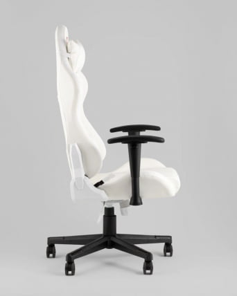 Кресло геймерское с подсветкой ТопЧаирс ГММ-080 белый на черной базе / TopChairs GMM-080_11