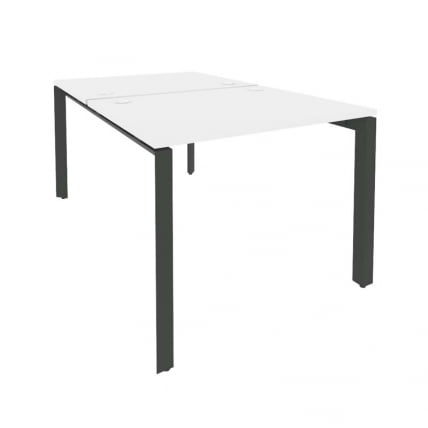 Рабочая станция на П-образном м/к ОНИКС О.МП-Д.РС-2.1.8 Белый Бриллиант/Антрацит / ONIX O.MP-D.RS-2.1.8_0