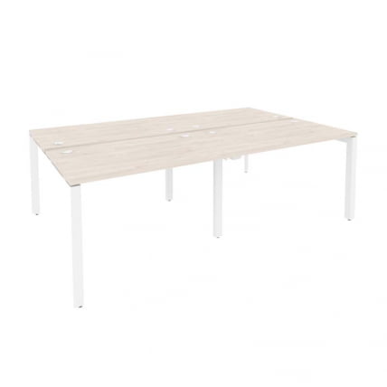 Рабочая станция на П-образном м/к ОНИКС О.МП-Д.РС-4.2.7 Денвер Светлый/Белый / ONIX O.MP-D.RS-4.2.7_0