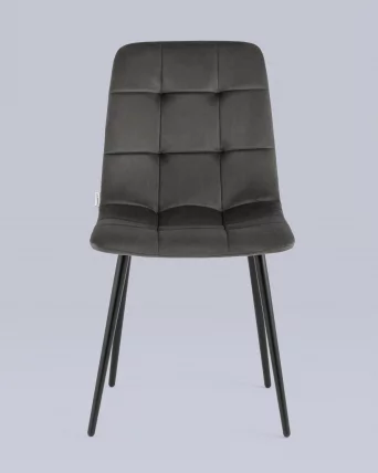 Стул Одди велюр Темно-серый_3